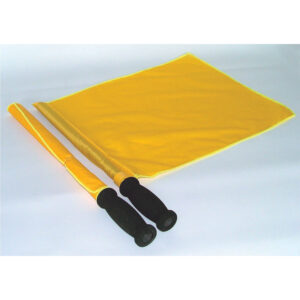 Coppia bandierine guardalinee gialle
